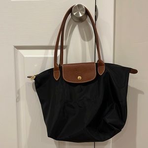 Black Longchamp shoulder bag